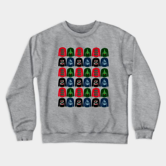 Festive Christmas Jumper Design Crewneck Sweatshirt by OneThreeSix